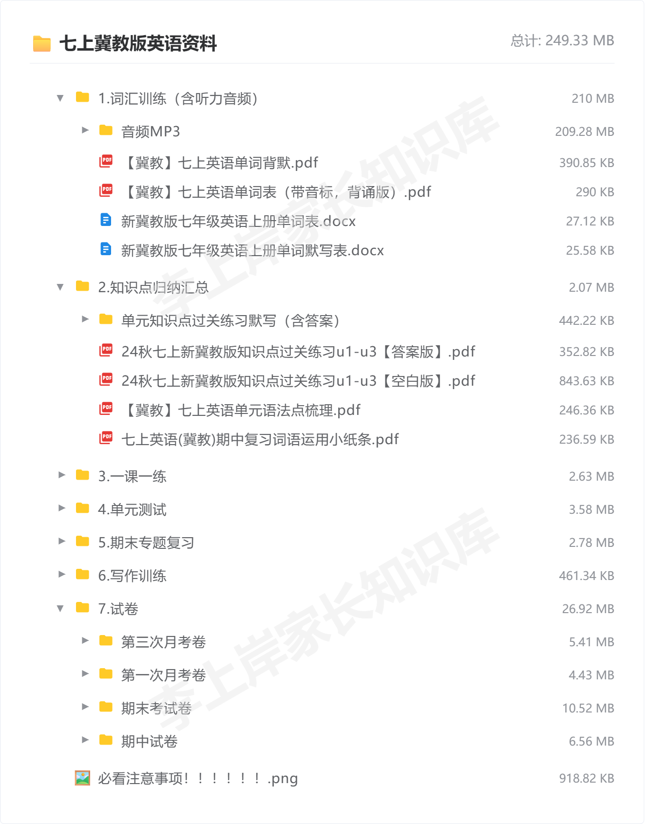 七上冀教版英语资料_防盗水印版.png